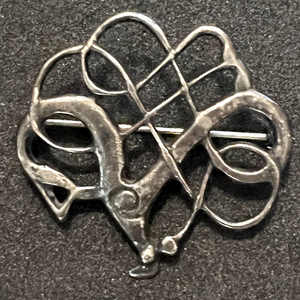 David Anderson Signed - 925 Silver Brooch